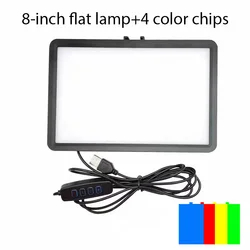 Adjustable LED Photography Video Light Panel Kit for Studio & Live Streaming with RGB Filter (WHITE)