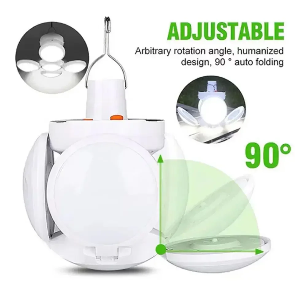 Description Picture 4 of itemSolar powered football light outdoor LED rechargeable bulb light outdoor camping energy-saving remote control portable lantern