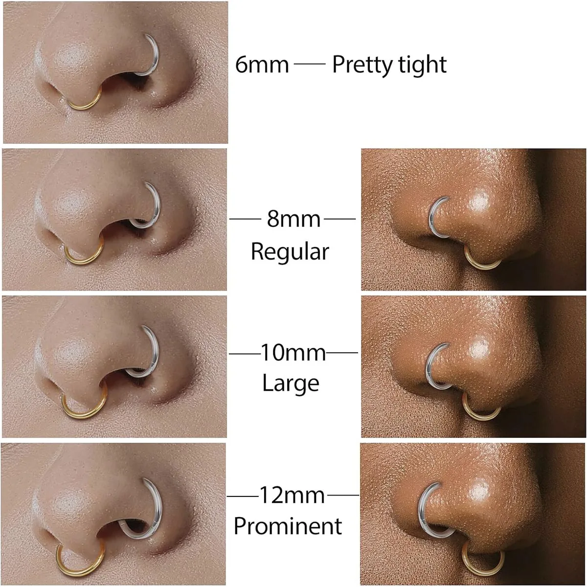 Septum Jewelry How To Take Out Hinged Nose Ring Hinged Nose Hoop