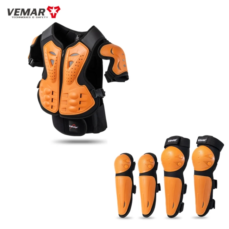 Children's Motocross Protective Body Armor Set