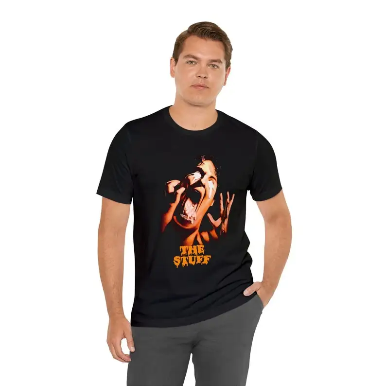 

The Stuff T-Shirt Short Sleeve Movie Tee