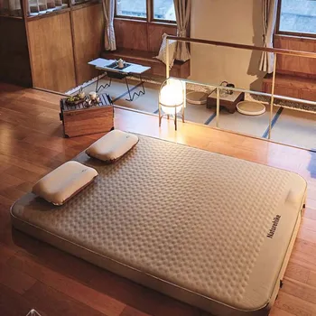 네이처하이크 팽창식 매트리스 캠핑 매트, 초경량 휴대용 자체 팽창 매트, 야외 수면 패드, 에어 베드, 1-2 인용, C12