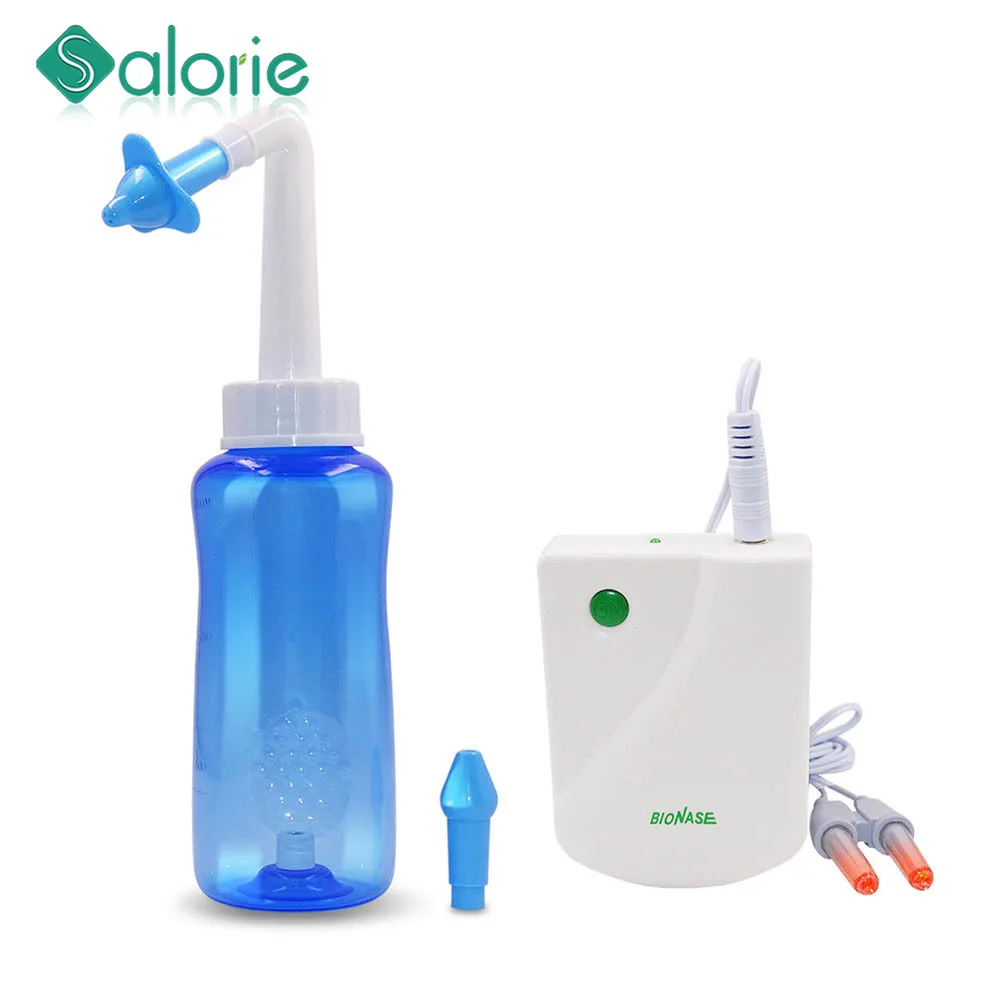 

Nose Cleaner Nasal Wash Therapy Machine Nose Rhinitis Sinusitis Cure Hay Fever Low Frequency Pulse Laser Dropshipping BioNase