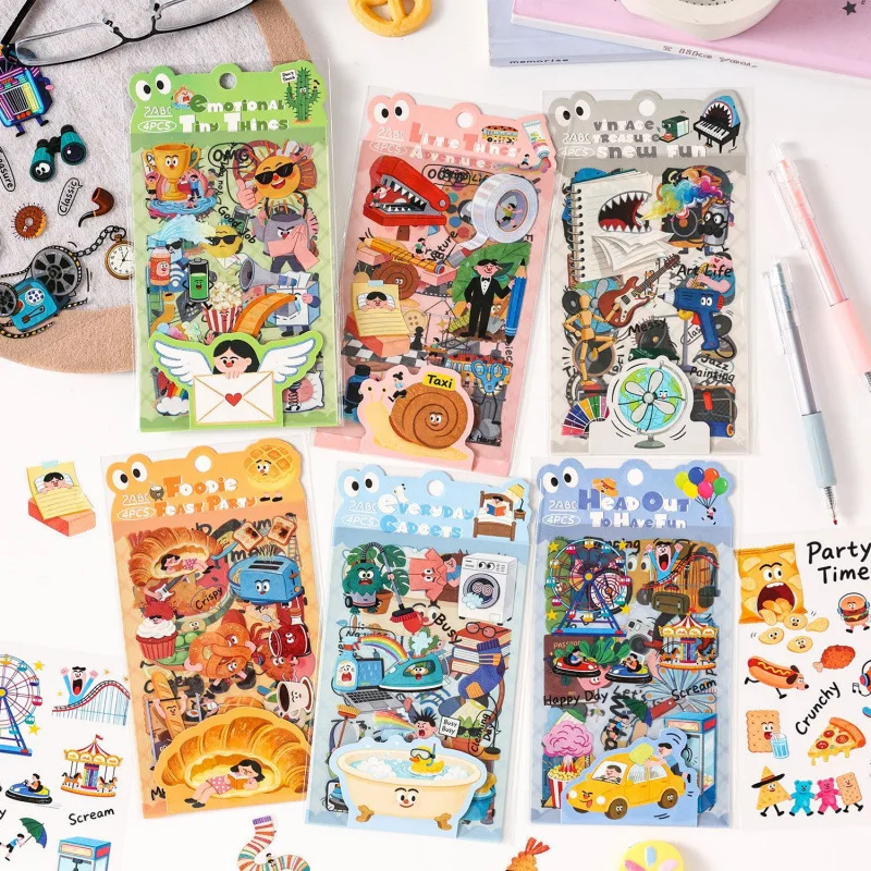 Yuezhen Creative Cute PET Journal and Gift Stickers