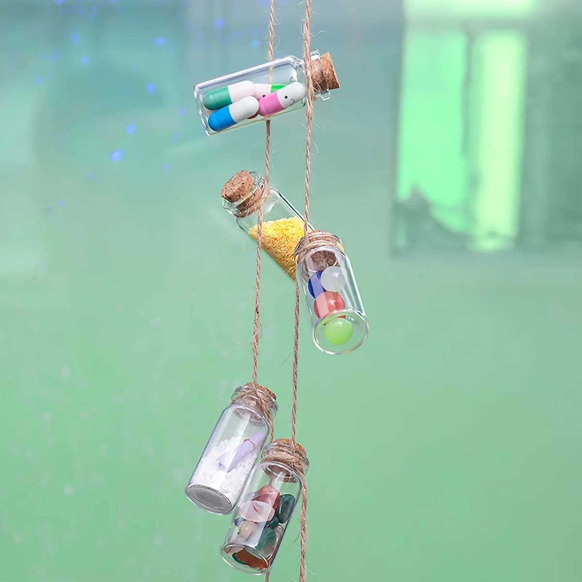 10pcs-Liquor Bottles Set  Small Plastic Spirit Bottles Mini Wine Bottles Plastic Alcohol Shot Bottles Party Favors