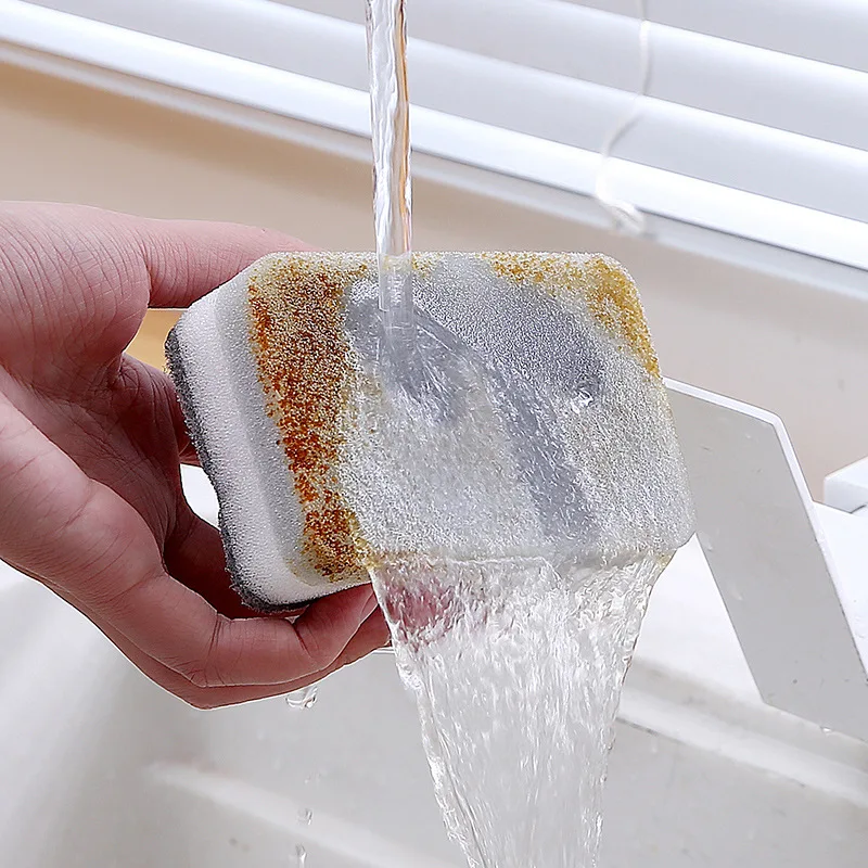 5-Piece Double-Sided Cleaning Sponge and Dishwashing Cloth Set