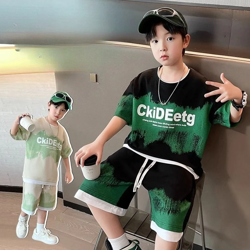 Sportswear Set Boys' Clothes Cartoon Children's Fashion Tops 2025 New Clothing Kid Costume Shorts for Boy Tracksuit Korean Sets - 6