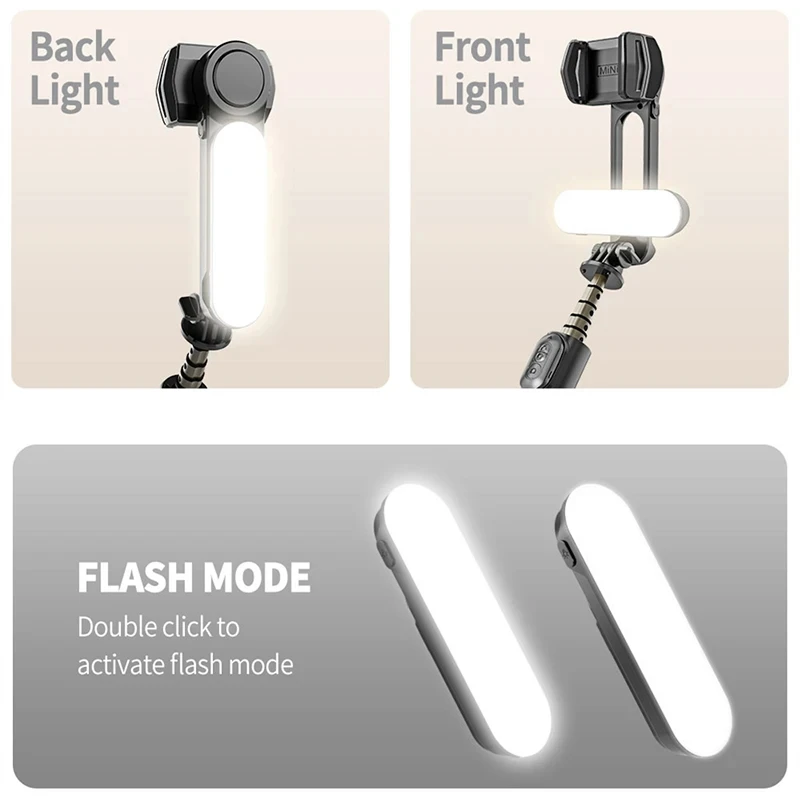 Stabilisateur Smartphone Bluetooth avec Trépied et Perche Selfie