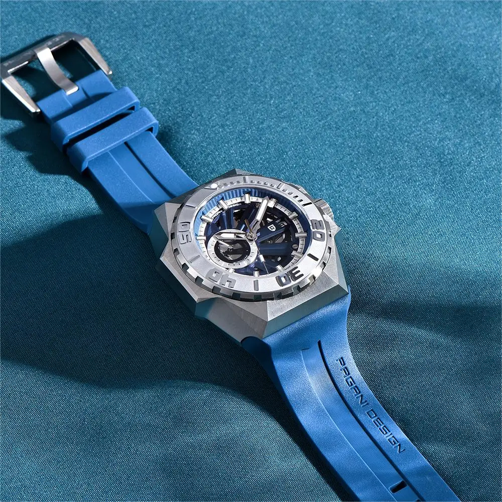 PAGANI DESIGN Men Automatic wrist watch Mechanical Wristwatches MIYOTA 8217 Movement 47.5mm Watches for Men Origina PDYS007