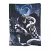 Serpent Hashira Obanai Iguro Fleece Blanket Anime Demon Slayer Funny Throw Blanket for Home 150*125cm Rug Piece 3