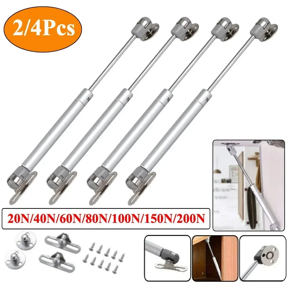 2/4pcs Furniture Hinge Kitchen Cabinet Door Lift Pneumatic Support Hydraulic Gas Spring Stay Hold Tools Home Furniture Hinge Cabinet Door Hinges Cabinet Hinges Gas Spring Support Rod
