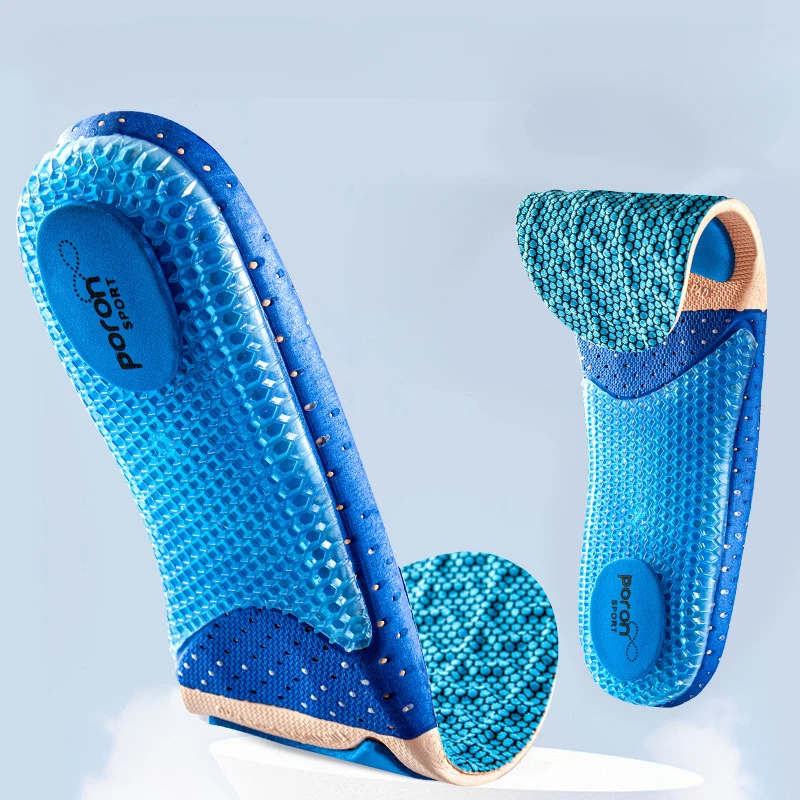 Sport Insoles for Men Women Arch Support Breathable Shock Absorption Shoes Pad Outdoor Running Feet Care Sneakers Sole Insoles