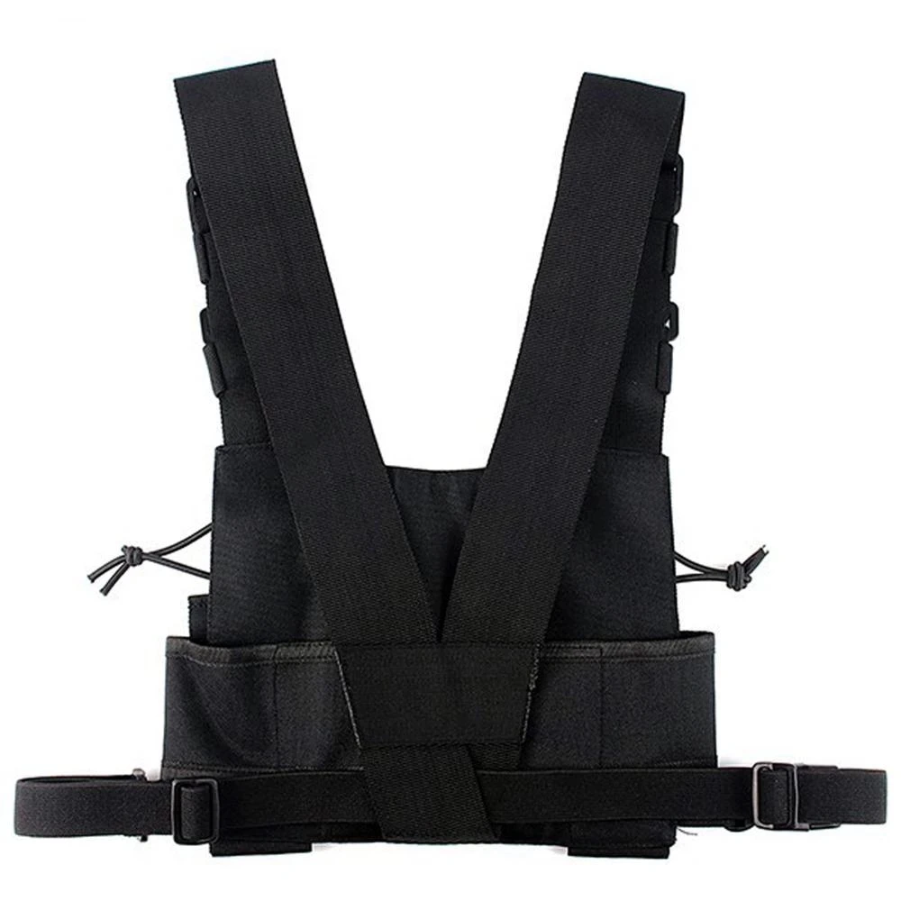 walkie talkie  wireless harness front chest bag vest  transport bag