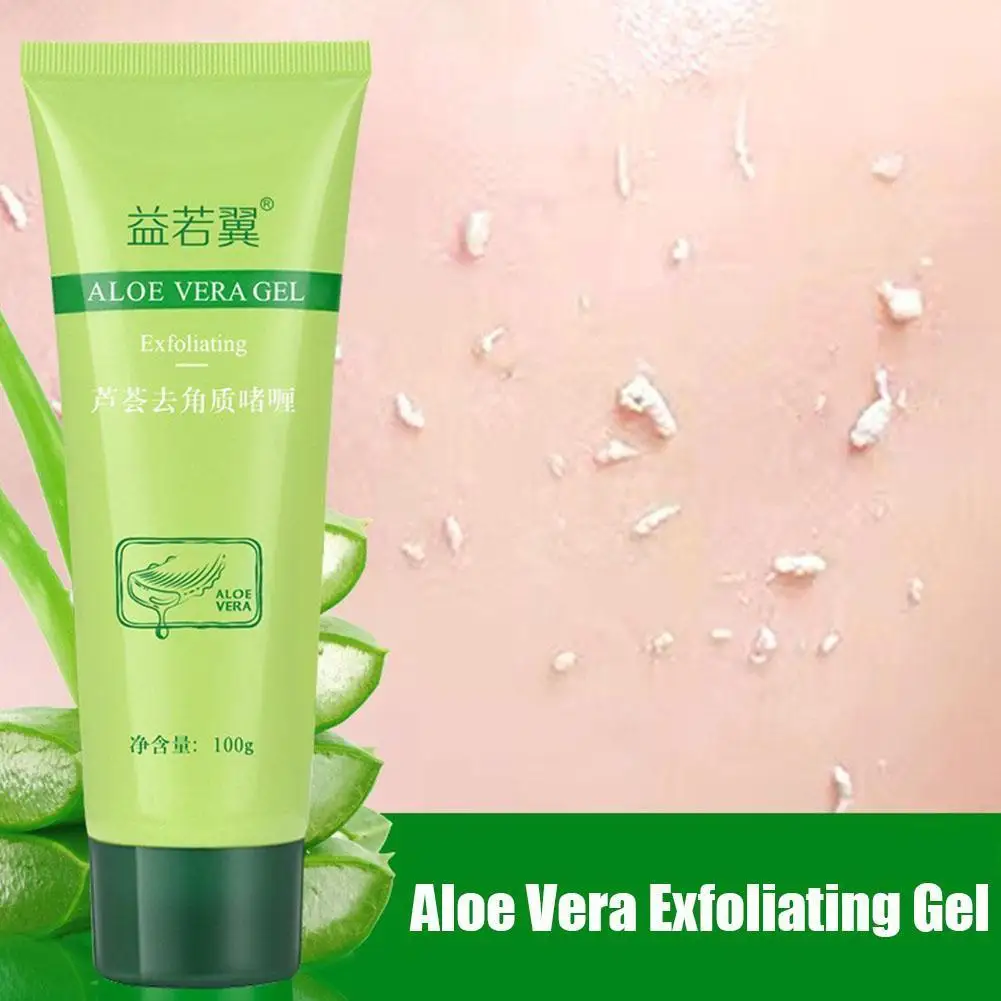 

Exfoliating Aloe Vera Gel Deep Cleansing Exfoliant Facial Scrub Face Rub Gentle Body Body Exfoliants Mud Exfoliator Exfolia H8T1