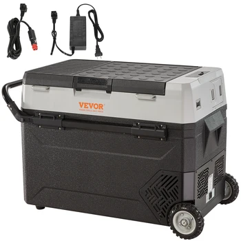VEVOR 35L/45L/55L Portable Foldable Handle Car Refrigerator 1