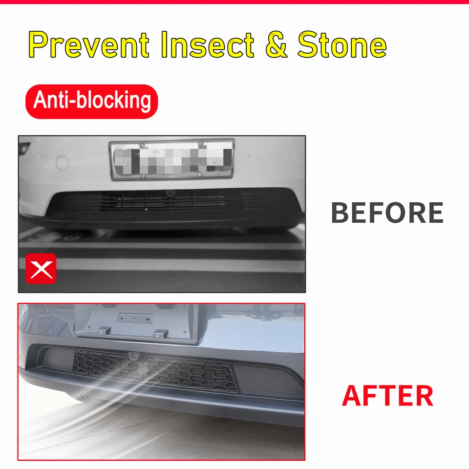 Front Grill Mesh For New Tesla Model Y Juniper 2025+,Grid Inserts - View #7