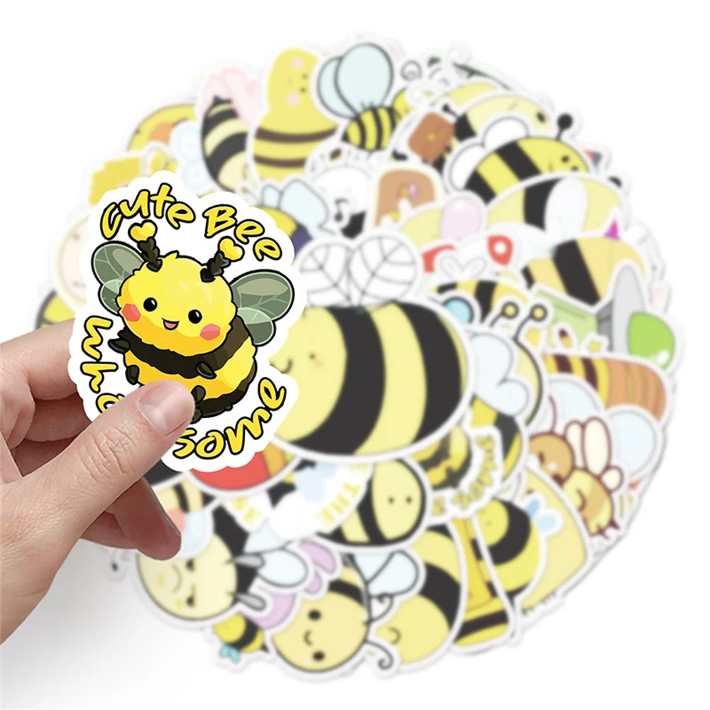 Wholesale CRASPIRE Bee Happy Funny Stickers Honey Bee Window Decor