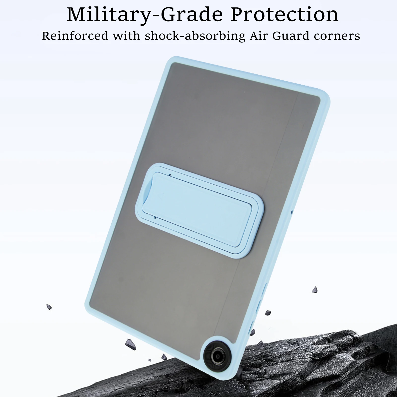 Universal Multi-Angle Tablet Stand Case with PC Back Cover