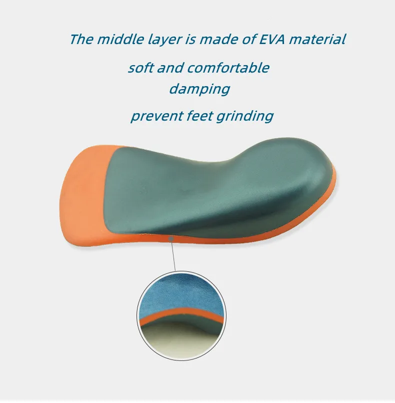 Orthopedic Insole Child Flat Foot Arch Support Orthopedic Pads Correction Health Feet Care shoes Care Kit For Kids Sneakers