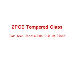 Premium 2PCS 2.5D HD Tempered Glass Tablet Screen Protector Films (Iconia Duo D12 12.2)