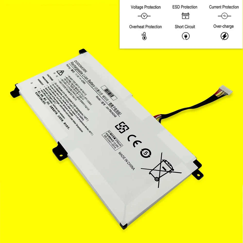 Bateria do Portátil para Samsung 500r5m Nt501r 300e5k Np740u3l-l02us Np740u3l Np530e5m Np740u5l 8500gm 3780mah 43wh Novo Aa-pbun3ab - Imagem 5