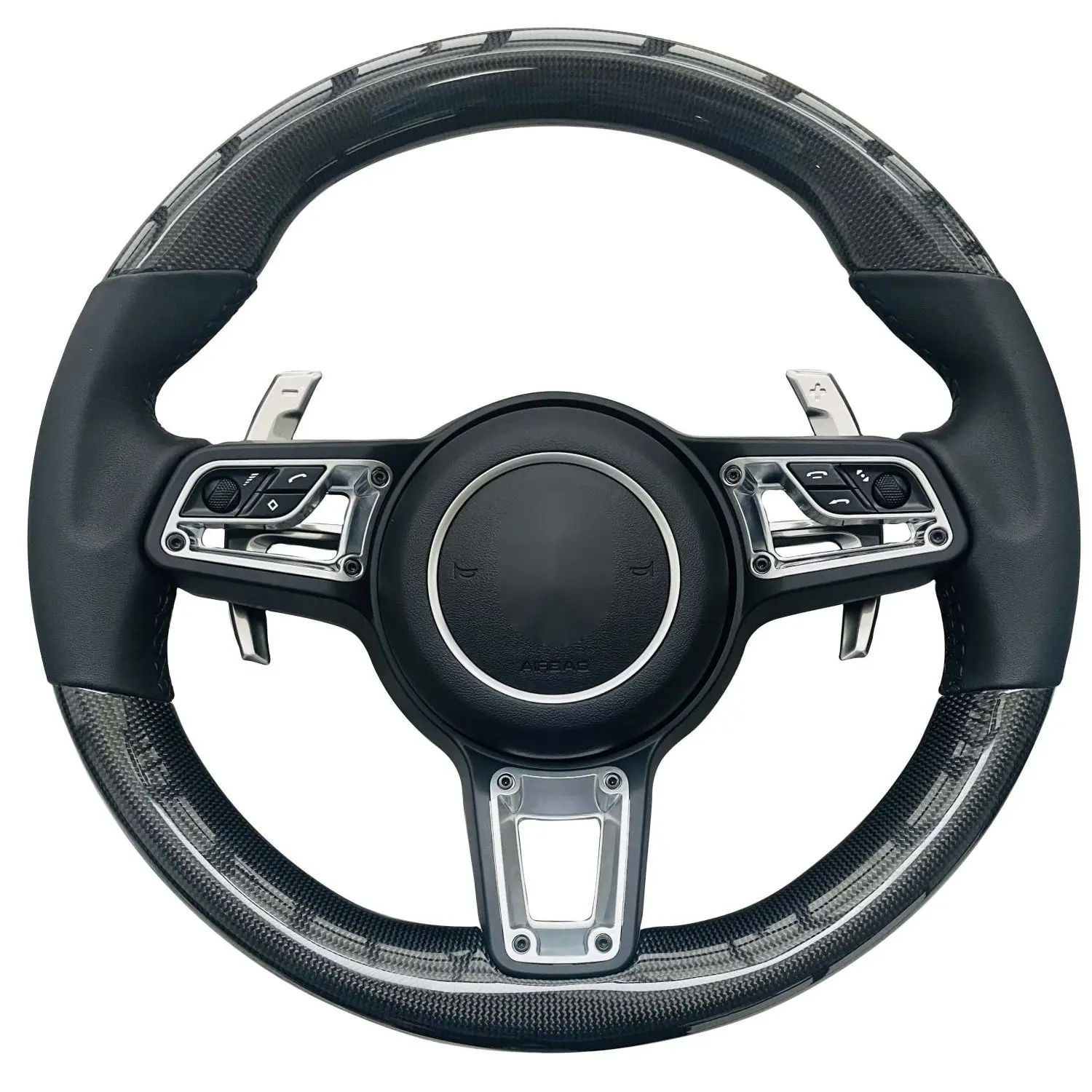 

New steering wheel for Porsche Macan Cayenne Panamera Taycan 718 Cayman 991 992 911 911.2 Carrera GT2 GT2RS GT3 GT3RS GT3 RS GT4