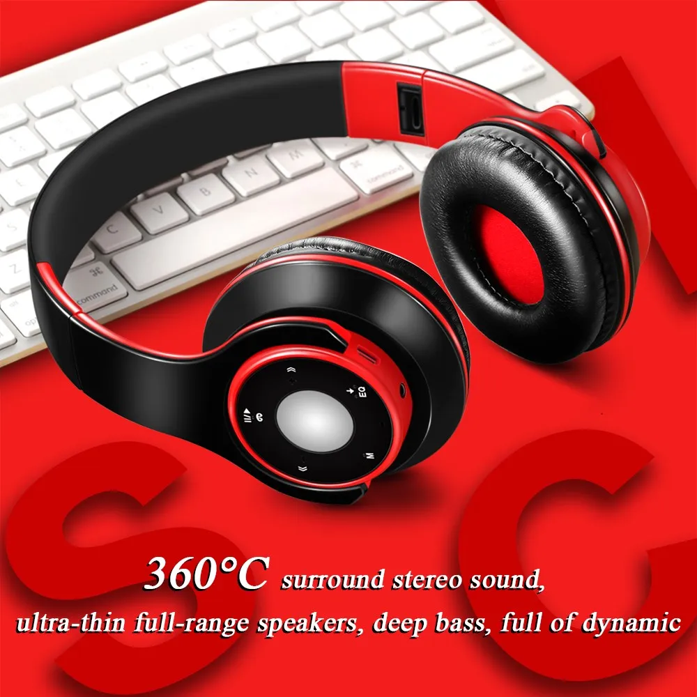 Thin Overhead Earphone Built-in MP3 Player Sports Headphones