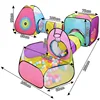 3-5 Pcs Portable Children's Camping Tent Play House Ocean Ball Pool Pop-up Tent Kids Beach Tent Baby Crawling Tunnel Baby Tent 6