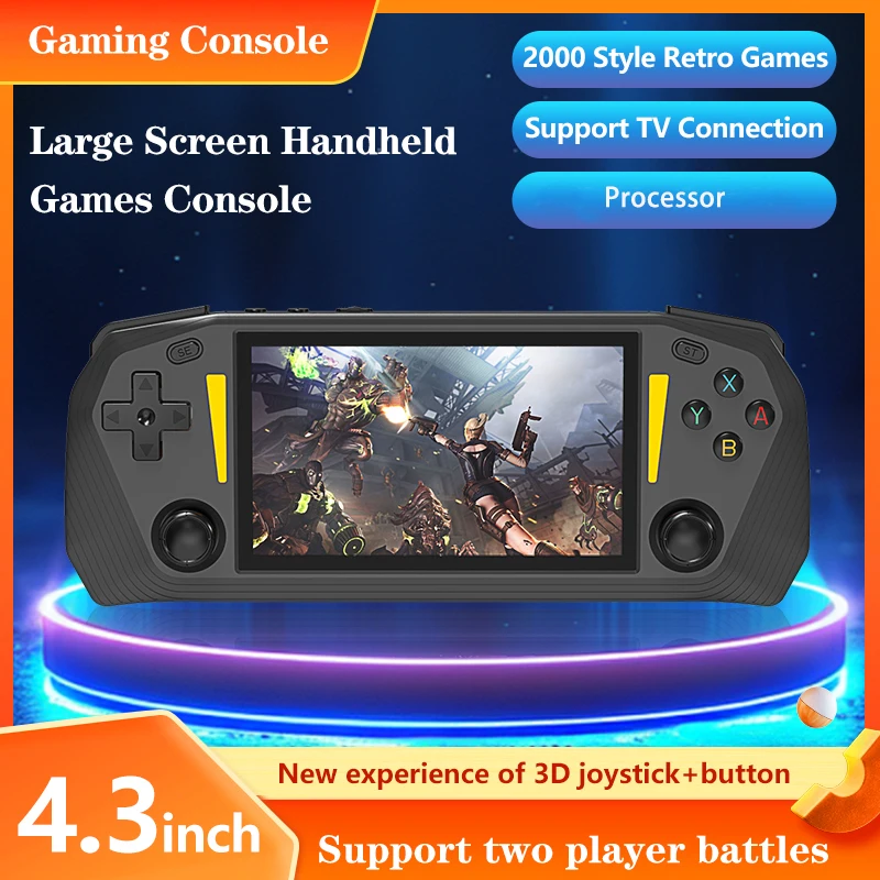 Retro Handheld Game Console 128gb Ips Screen Portable Player_voghion.com