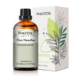 PHATOIL 30ml Aromatherapy Essential Oil Blend - Lavender, Eucalyptus, Vanilla, Sweet Orange Fragrance for Diffusers, Candles, and DIY Soap (Pine Needles)