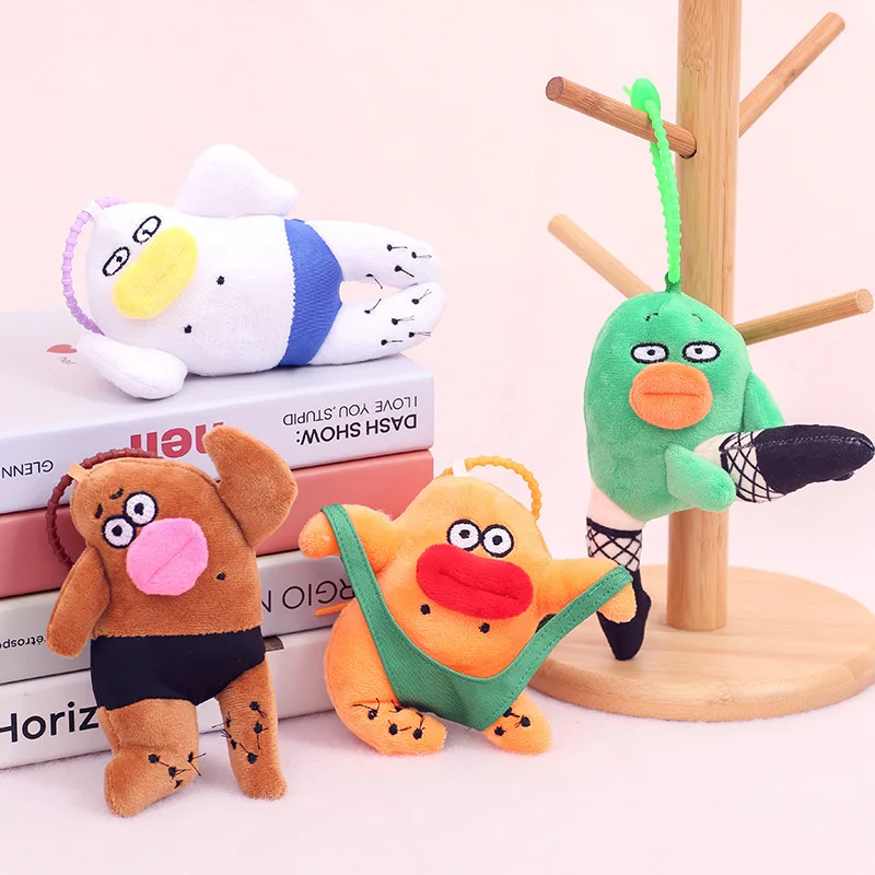 ユニークなぬいぐるみセット 面白いソーセージのぬいぐるみキーホルダー,バッグ用のかわいい