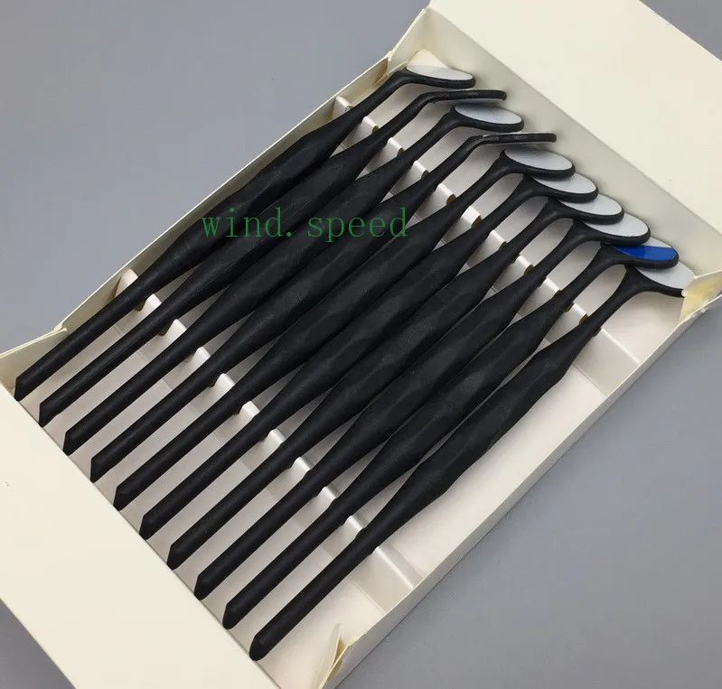 10pcs Dental Double Sided Mouth Mirrors Autoclavable Premium Front