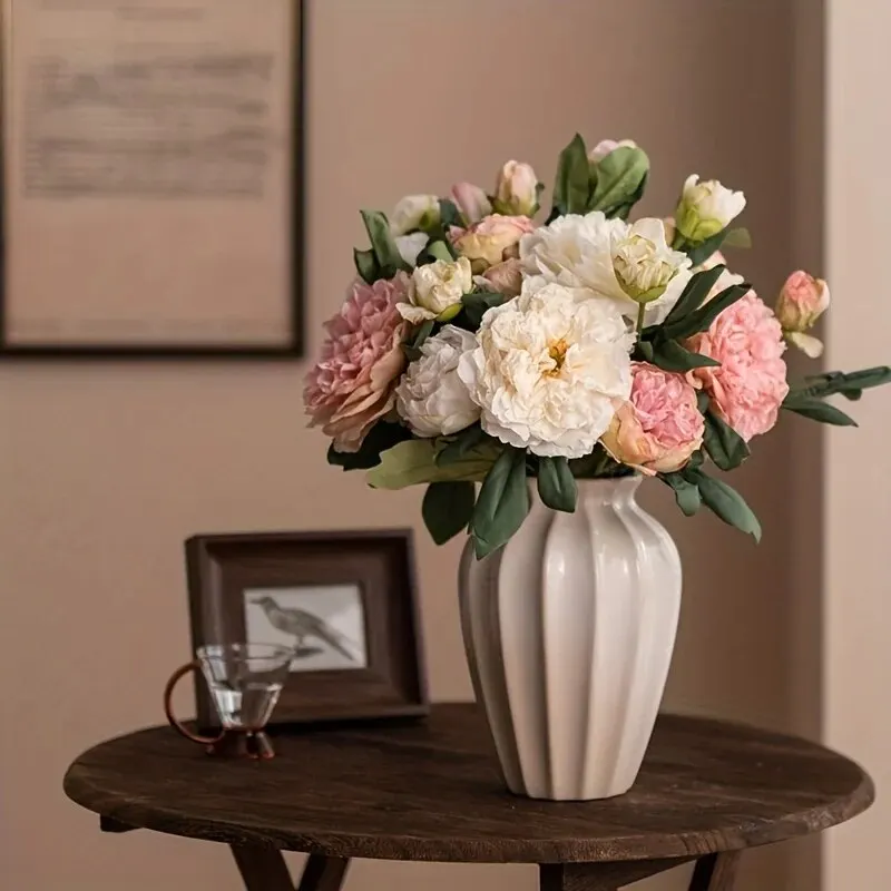 Elegant Peony Artificial Flower Bouquet