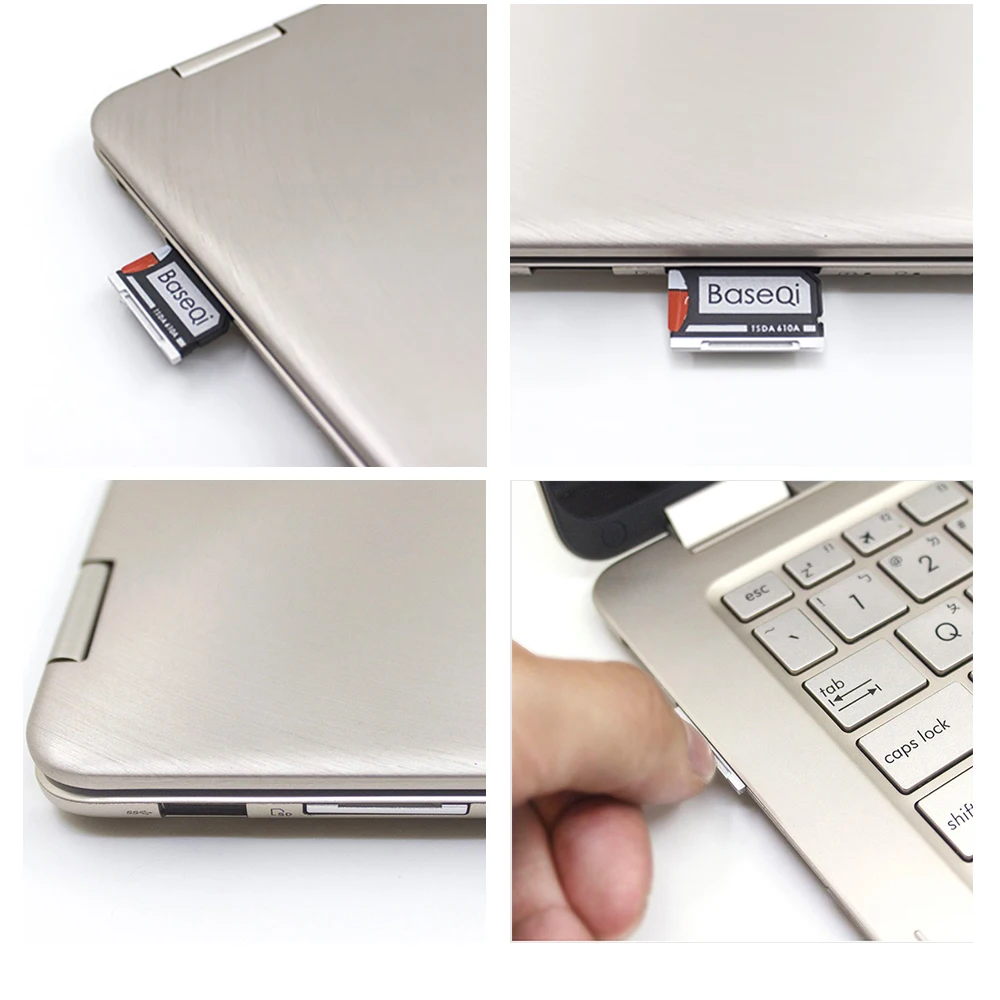 

Адаптер для Asus ZenBook Flip ux360CA Miccro SD BaseQi Ninja Stealth Drive Mini Card Drive Card Reader 610A