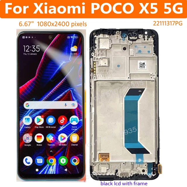 X5 35dxiaomi Poco X5 5g Amoled Display Screen Replacement - Grade