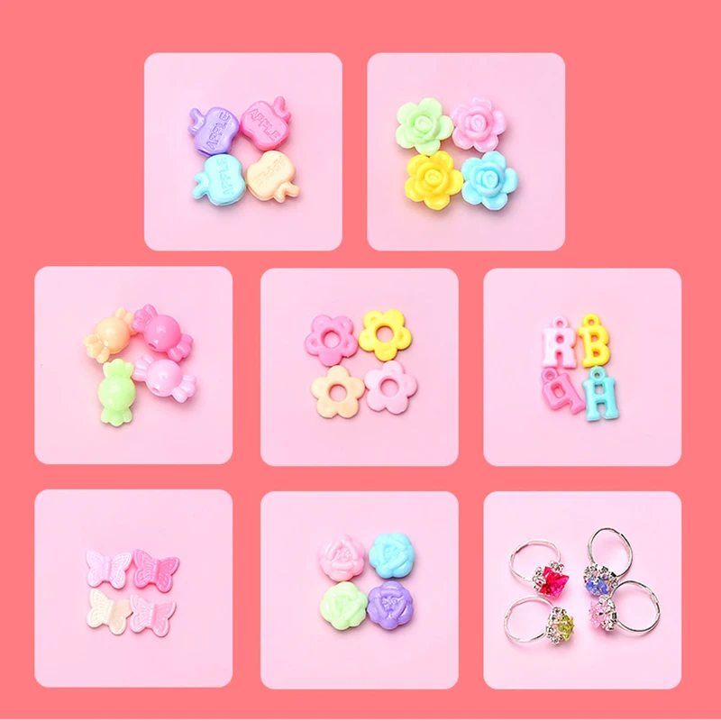 Handmade Beaded Jewelry Kit for Kids DIY Craft Toy