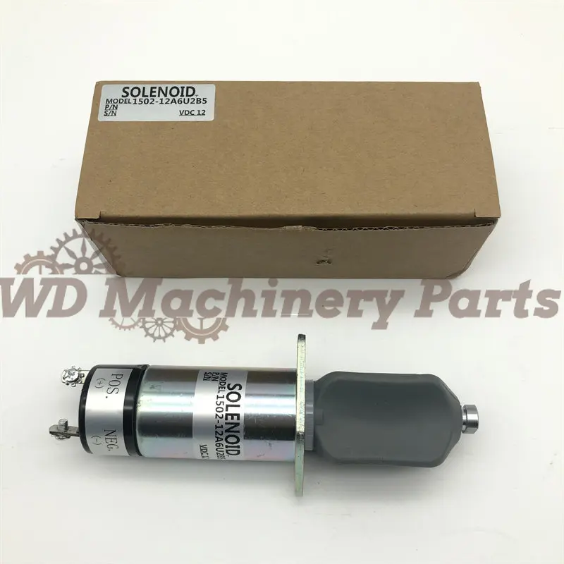 

1502-12A6U2B5 SA-3856 12V 2 Terminals Stop Solenoid for Woodward Parts