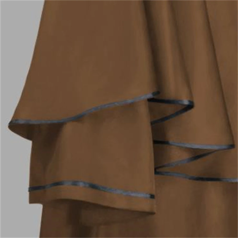 Description Picture 5 of itemWizard Hooded Cosplay Demon Medieval Robe Cloak Suit Carnival Slayer Gothic Zipper Cosplay Men Women Loose Long Sleeve Monk