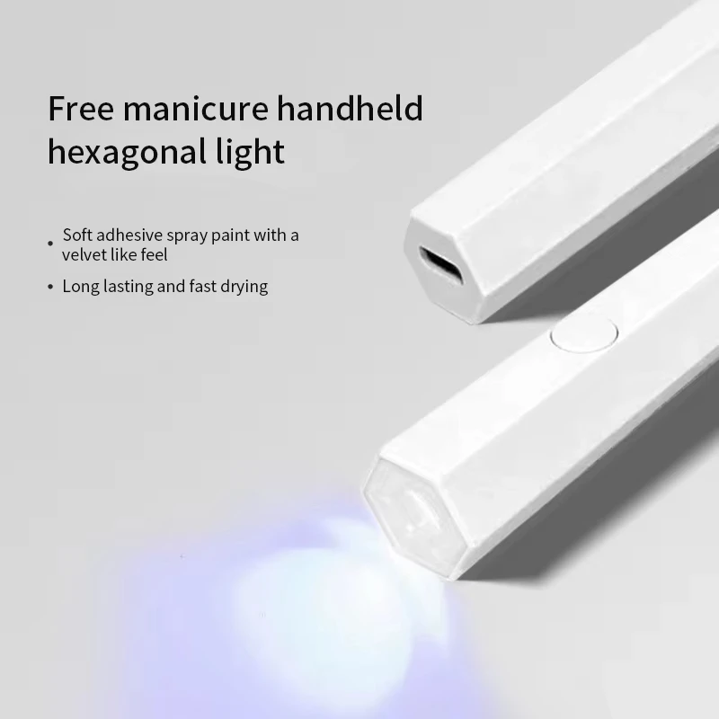 편리한 휴대용 네일 드라이어 램프, UV/LED 네일 경화, 모든 젤 광택제 네일 아트 도구, USB 충전식 빠른 건조 네일 램프