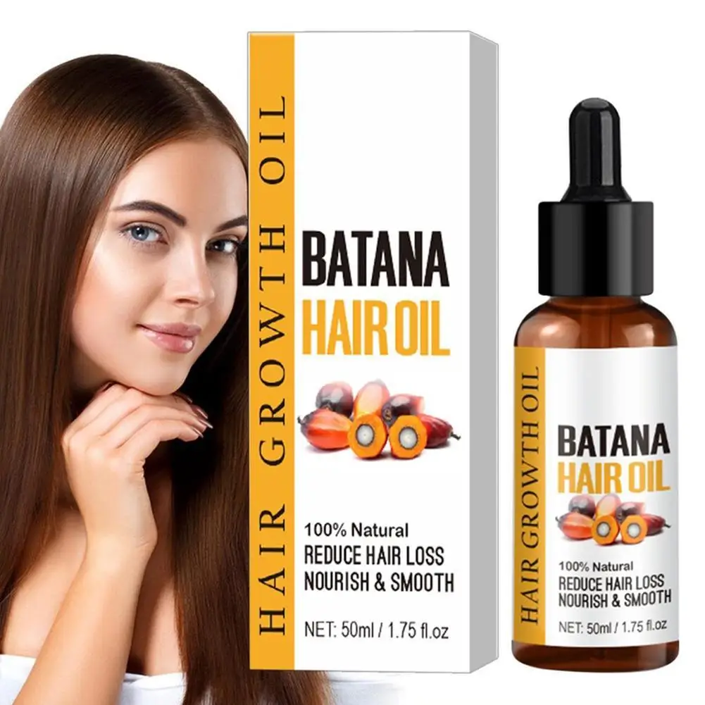 

50ML Batana Oil Conditioner Fast Hair Care Product Dry Hair Split Ends Smooth Hair Healthy For Women And Men