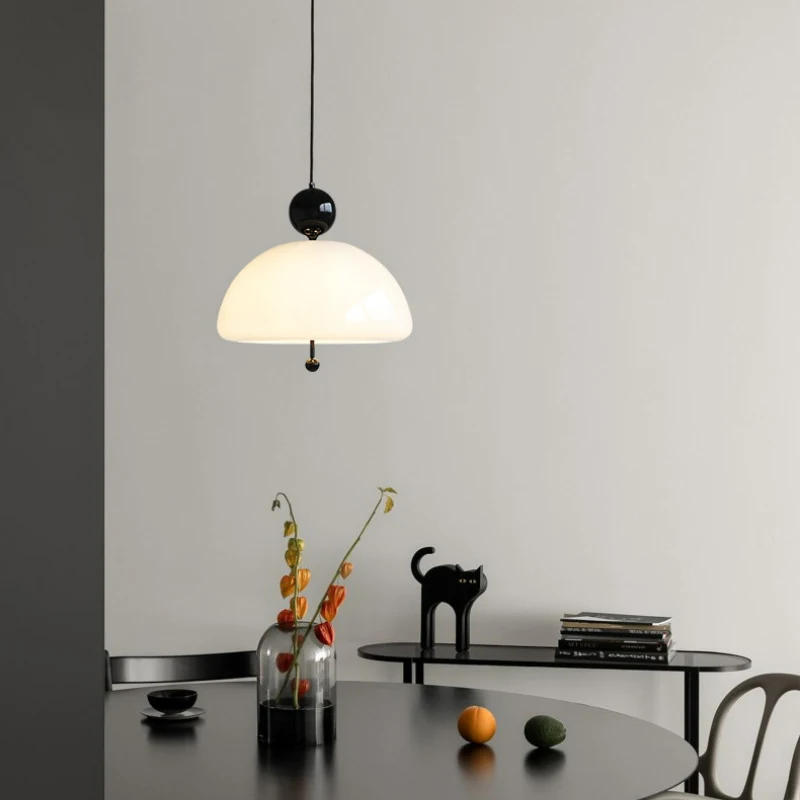 

ARTURESTHOME Glass Pendant Light, Minimalist Modern Style Decorative Light Fixture, Wabi-sabi Style Home Lighting, Home Decor