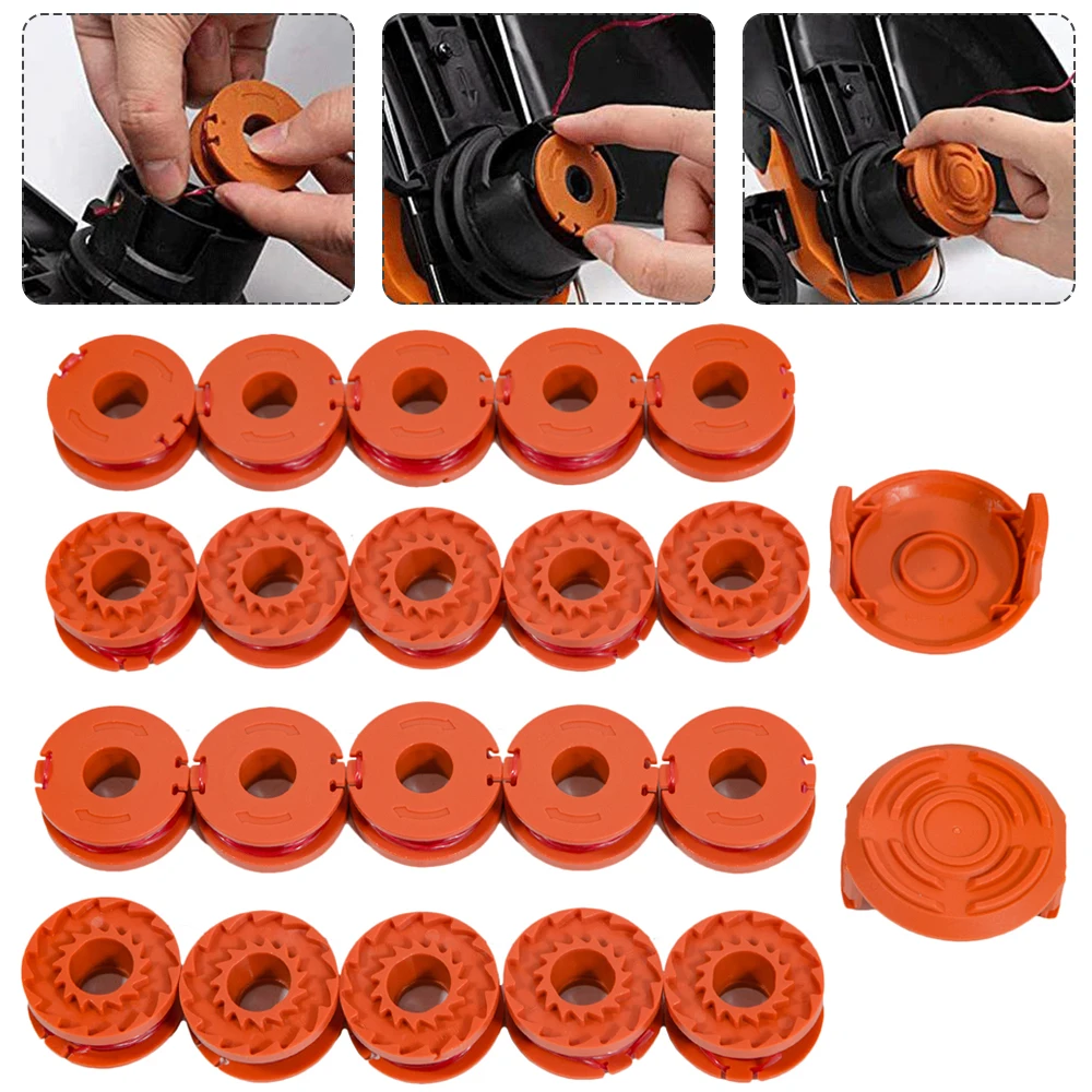 

20 шт., нейлоновая катушка для триммера Worx String Tri