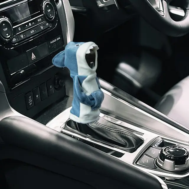 Mini Shark Gear Stick Auto Shifter Hoodie Auto Schaltknauf Abdeckung lustige  Schalt pullover Auto Interieur Zubehör Auto Motorhaube