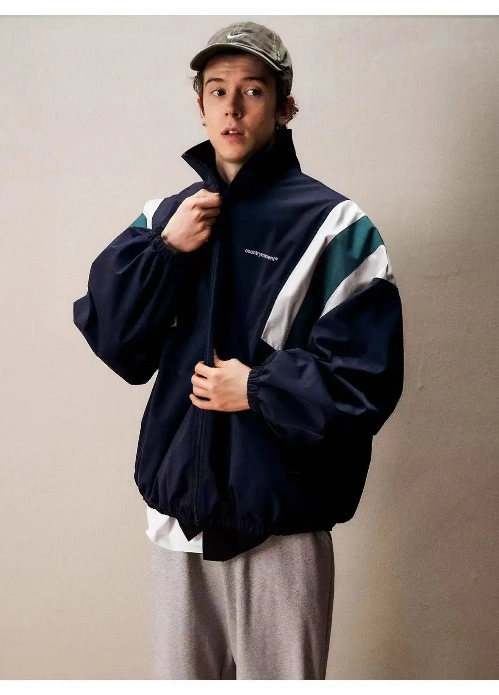 ジャケット・アウター vintage coat Vintage Jacket Men Spring Autumn Windbreaker Jacket