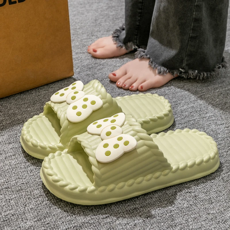 Big Eyes Platform Slippers for Women Summer Lightweight Soft Sole Cloud Slides Woman Open Toe No-Slip Casual Beach Flip Flops 6