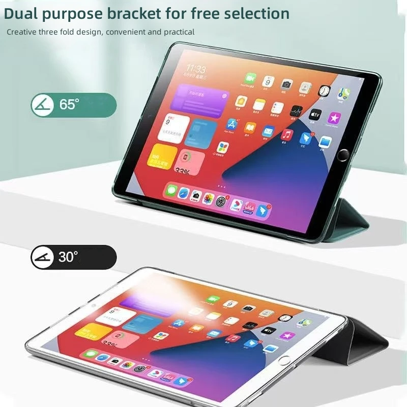 Elegant PU Leather Stand Cover for 11.5-inch Tablets - Soft Silicone Back