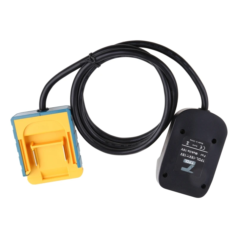 

For Makita 18v Lithium Battery Adapter Extension Cable for Dewalt 18v Batteries