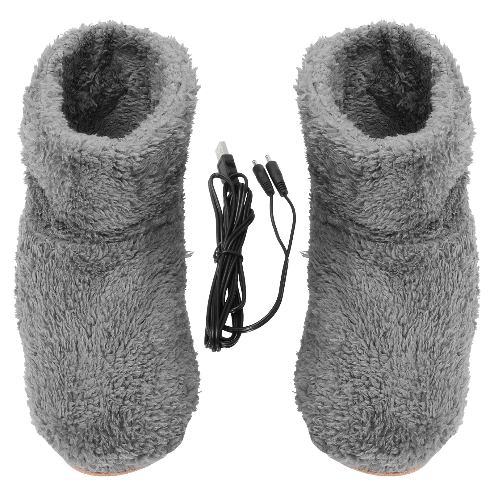 Electric Warm Shoes USB Men Winter Supply Practical Feet Warmer Heat Socks Women Foot file
