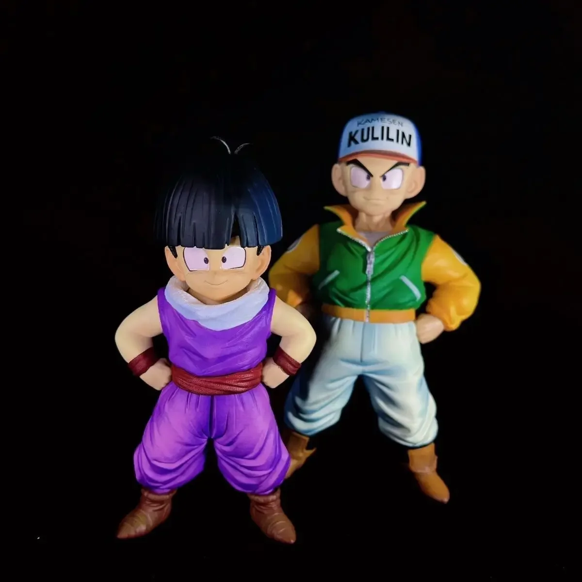在庫ありドラゴンボールアニメフィギュアクリリン & 孫悟飯 & ブルマ