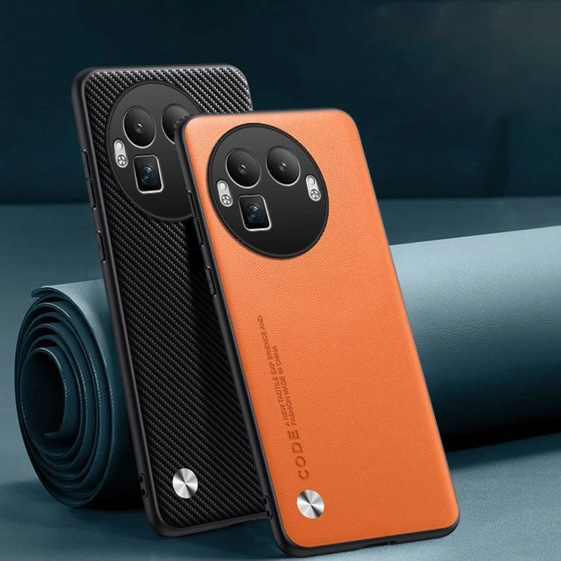 Premium PU Leather Phone Case with Silicone Full Camera Protection